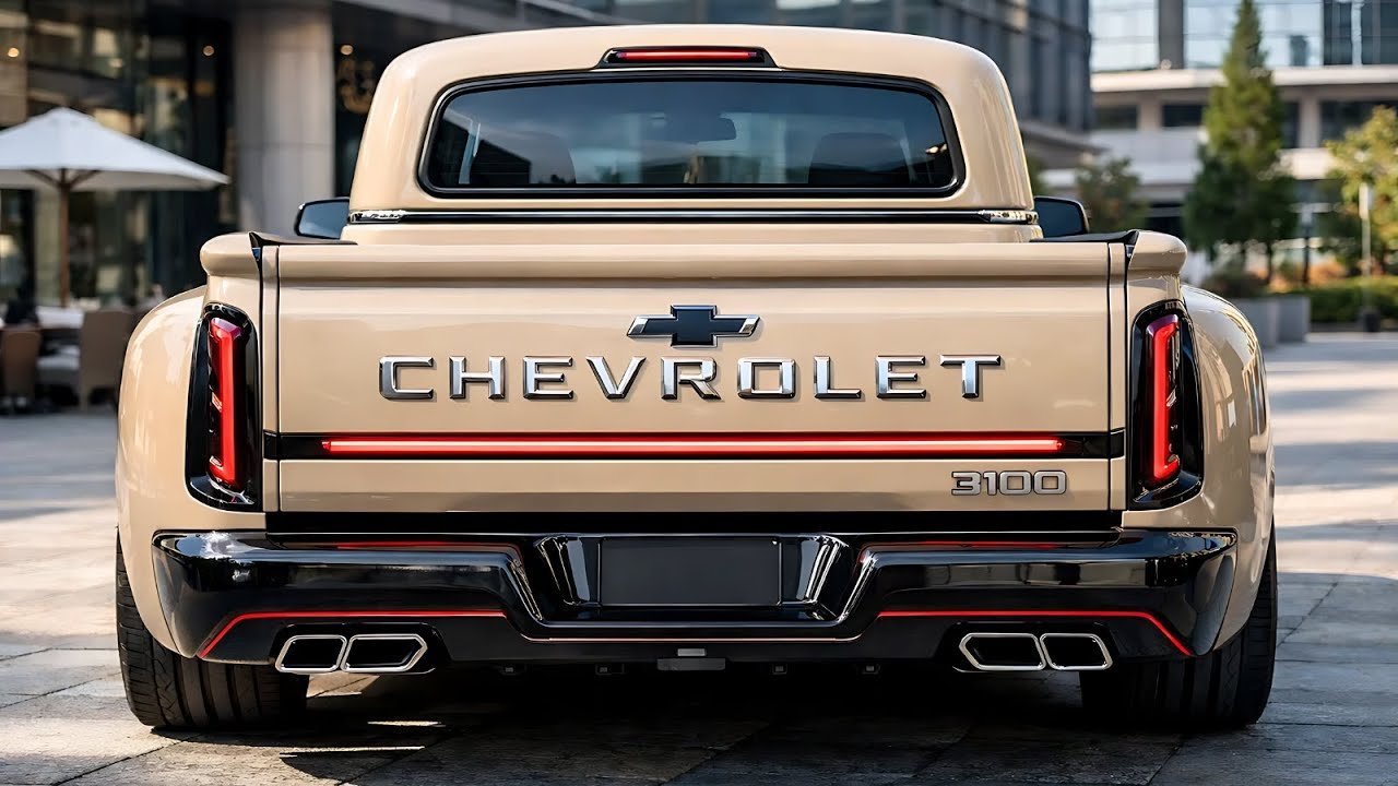 New 2026 Chevrolet 3100 Revealed: Classic Pickup Returns with Futuristic Power and Tech